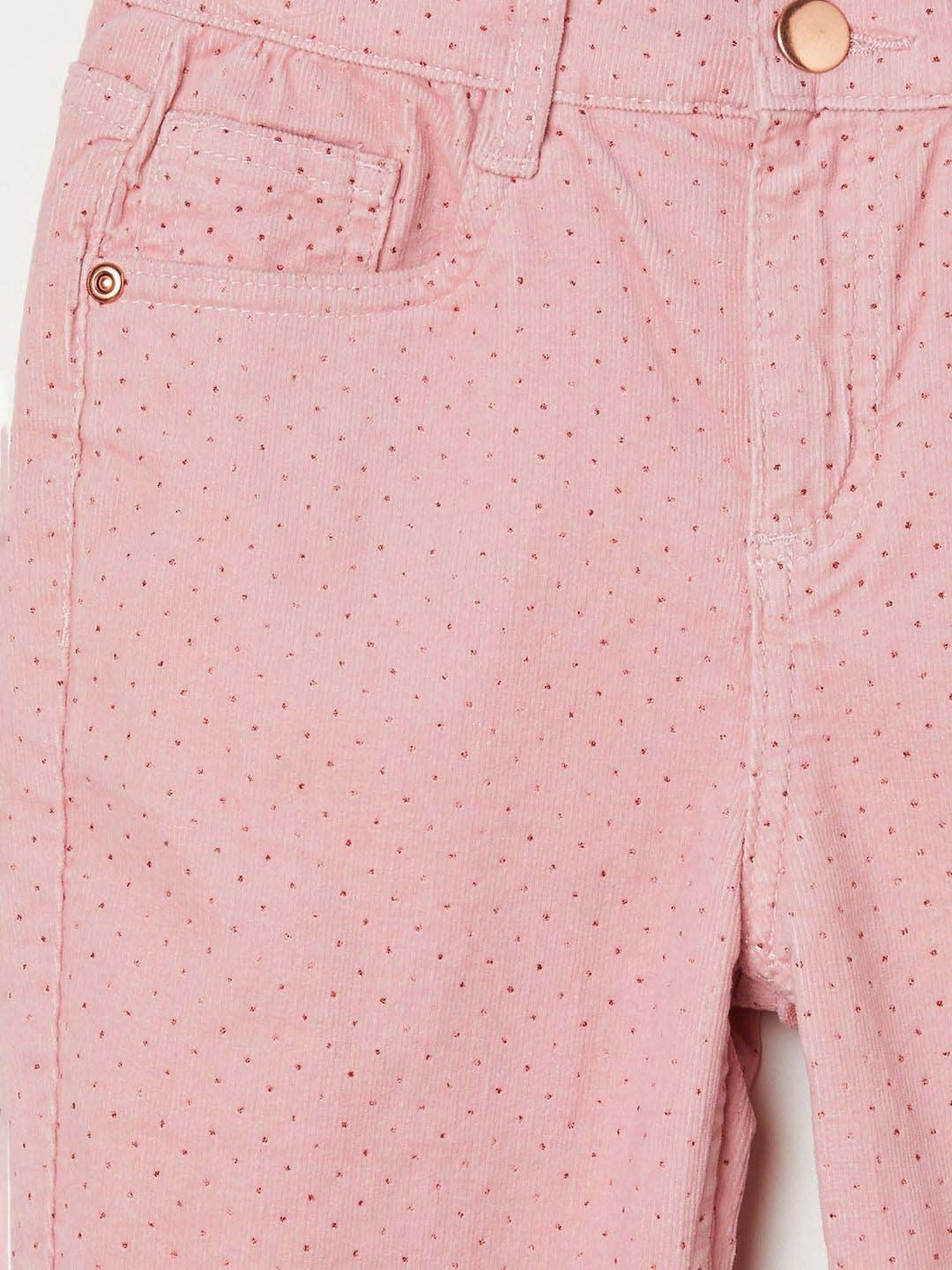 Fame Forever by Lifestyle Girls Pink Cotton Printed Pants
