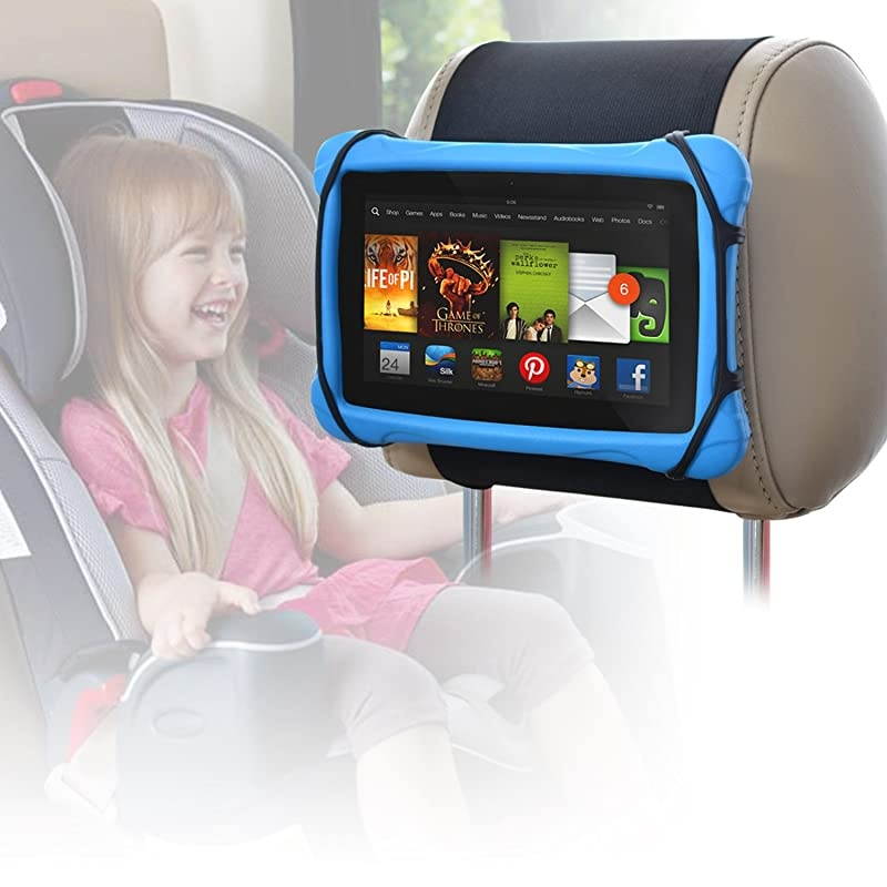 Car Headrest Holder  Car Headrest Mount Silicon Holder for 710 Inch Fire Tablets