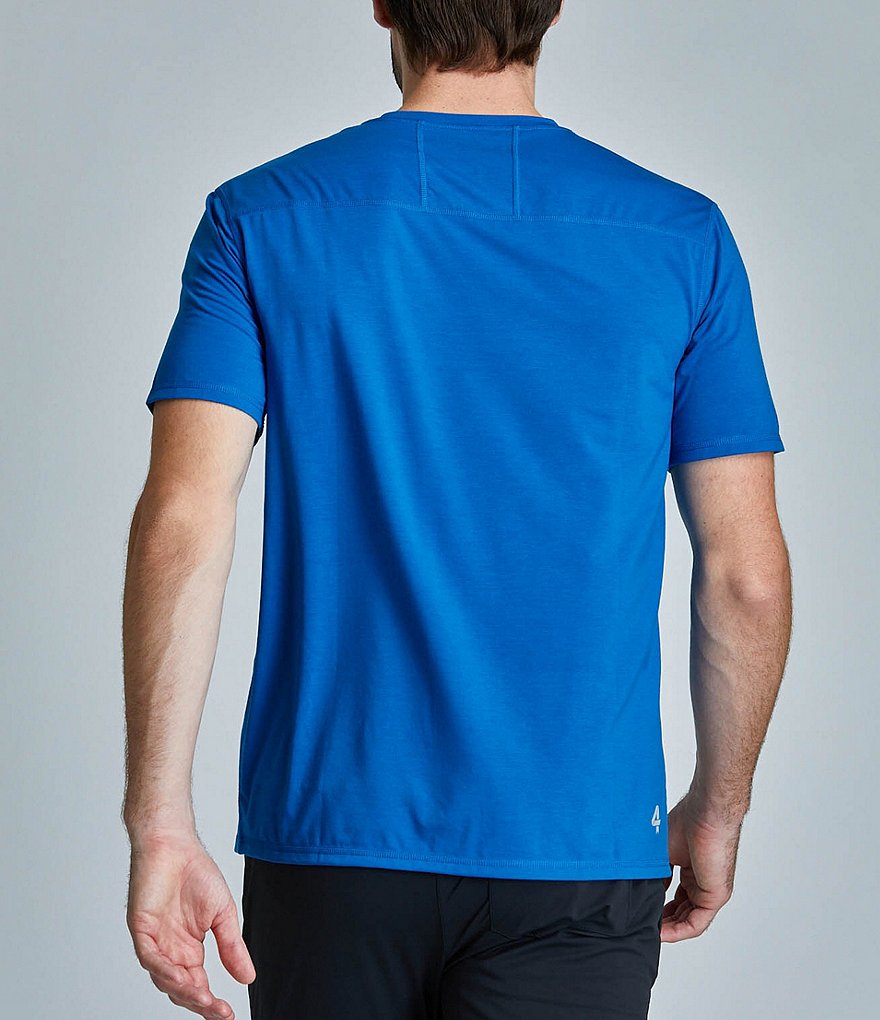 Short Sleeve Camper Print Sportshirt