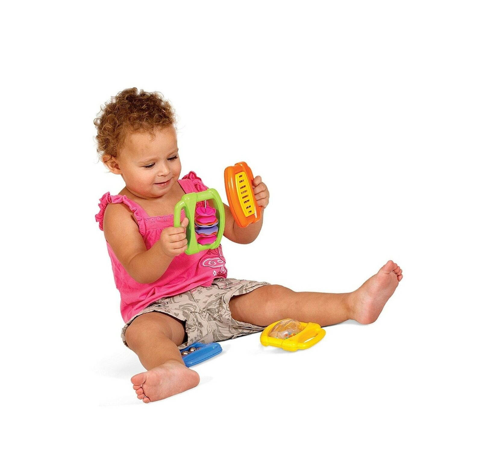 Edushape Halilit HL6600 4 Piece Mini Orchestra, Tropical