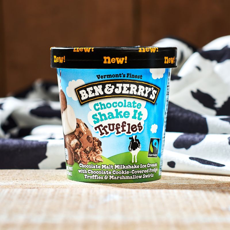 Ben & Jerry's Chocolate Shake It Truffles Ice Cream - 16oz