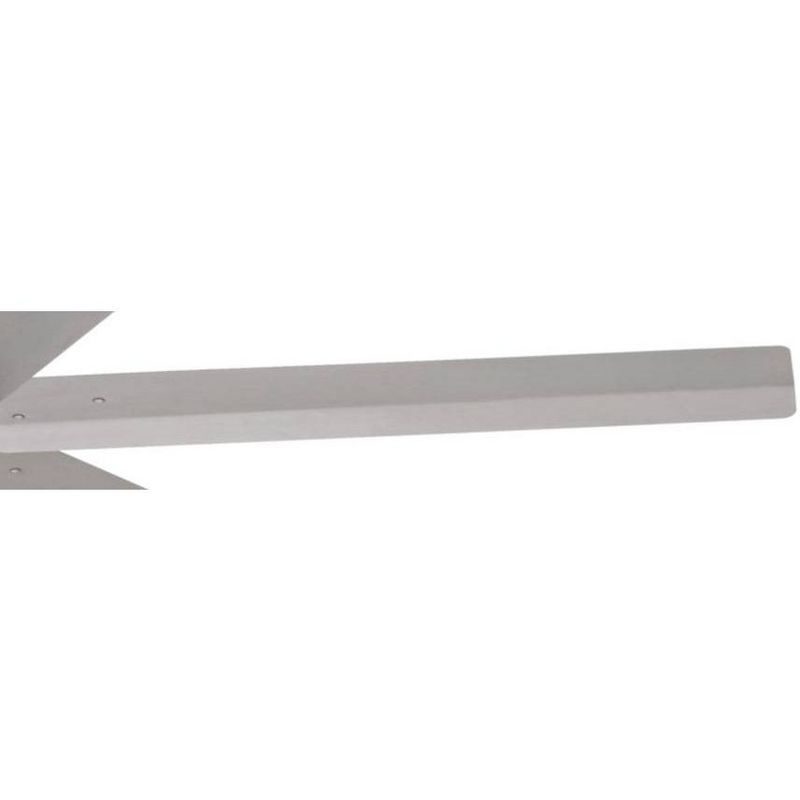 60" Casa Vieja Modern Industrial Outdoor Ceiling Fan with Remote Brushed Steel Damp Rated for Patio Porch