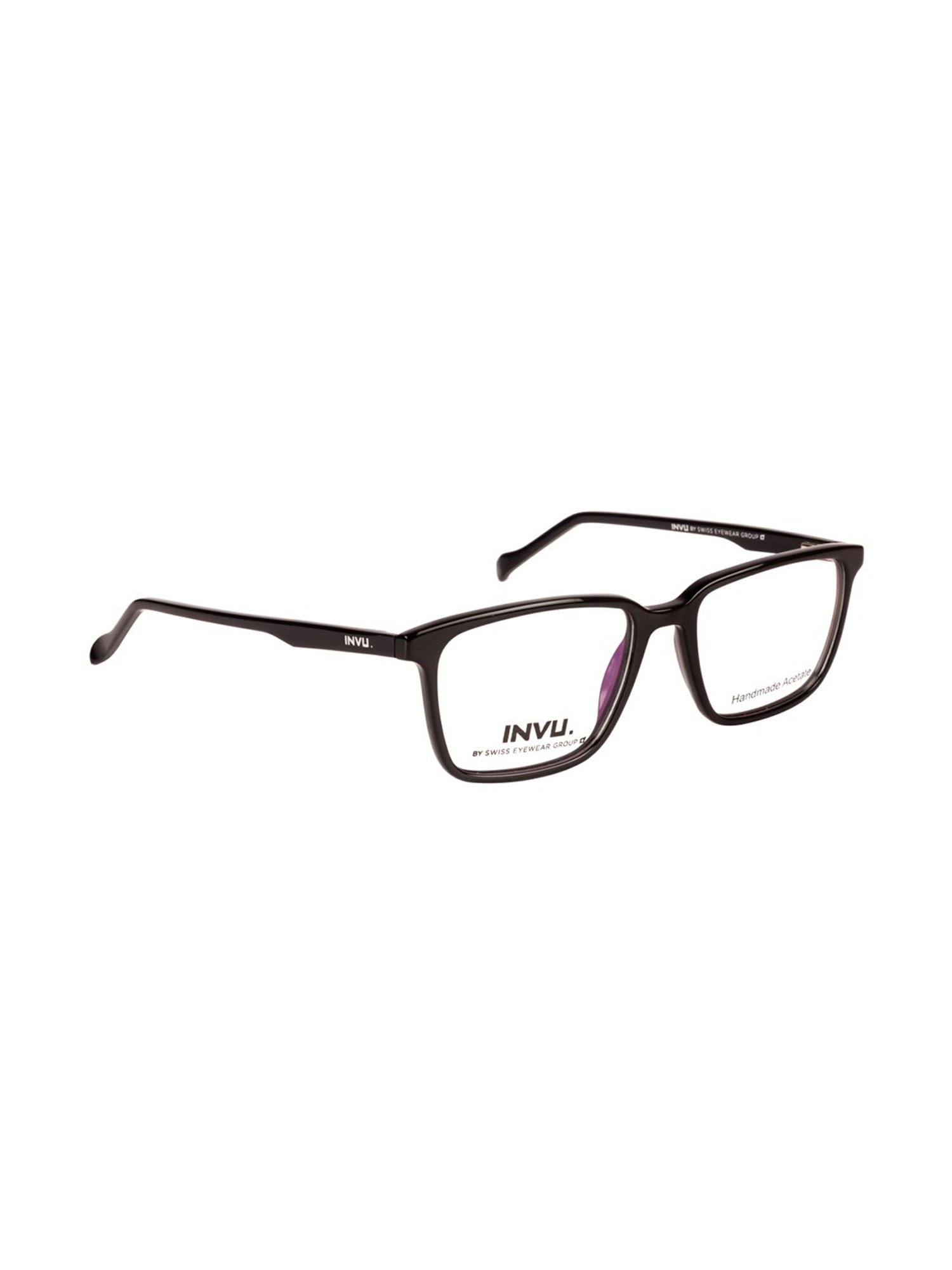 INVU A4008A Black Full Rim Square Frame