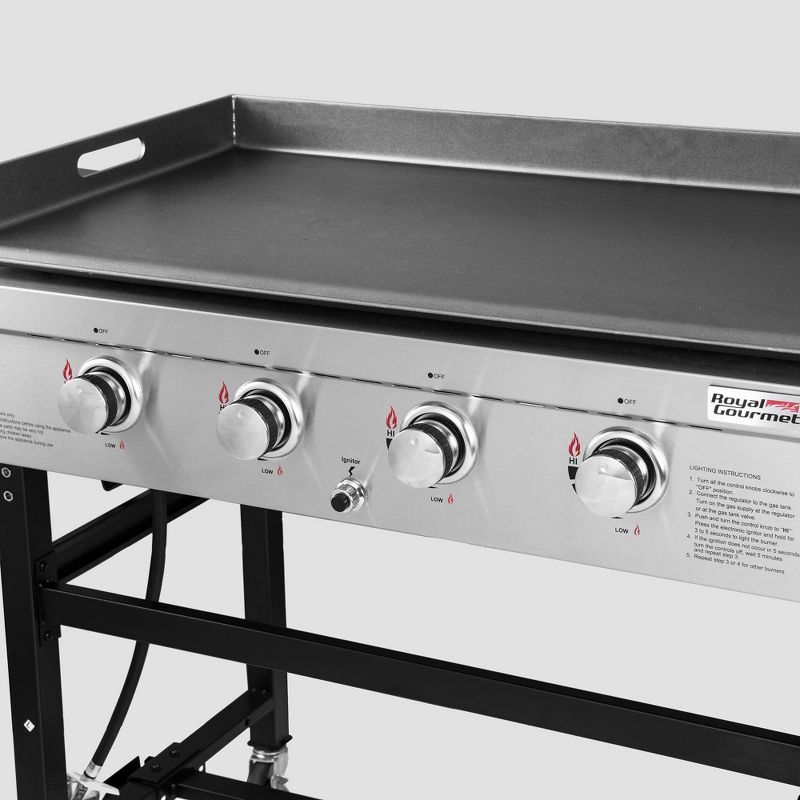 Royal Gourmet 36'' 4-Burner 52000-BTU Propane Gas Grill Griddle GB4001