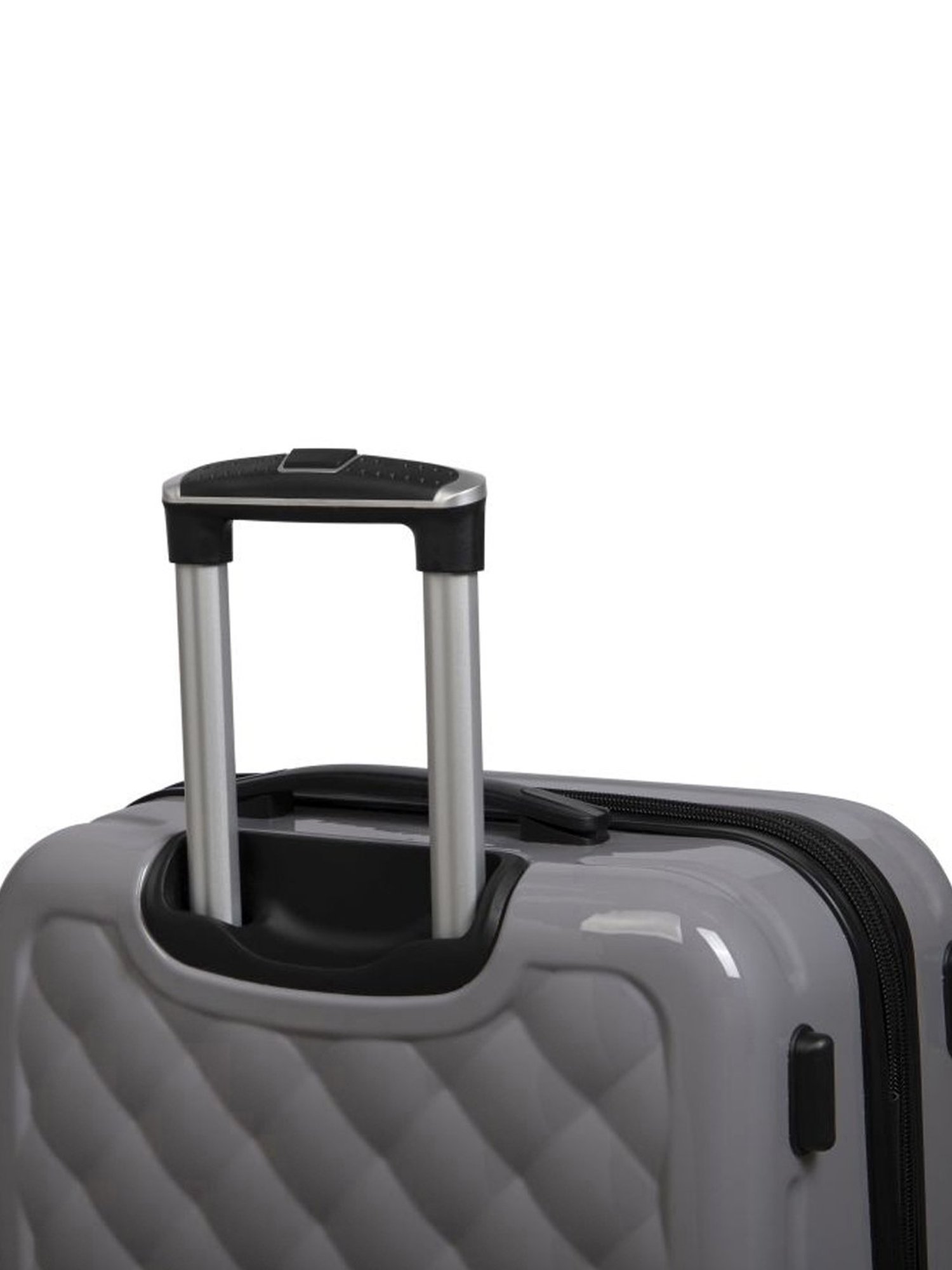 it luggage Fashionista Glossy Grey Cabin-20 inches Expandable Hardsided Trolley Bag with TSA Lock