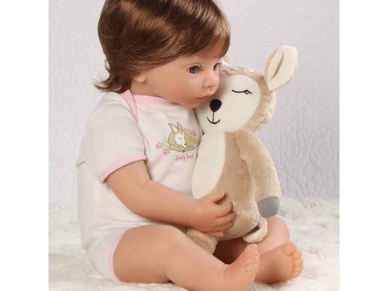 Paradise Galleries Reborn Toddler Girl - Dearly Loved, 19 inch Realistic Doll in GentleTouch Vinyl & Weighted Body, 5-Piece Gift Set