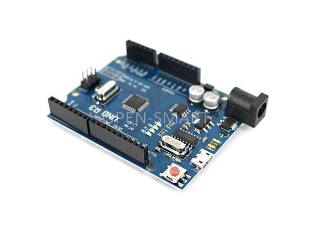 Micro USB Port UNO R3 Development Board Microcontroller ATmega328P for Arduino Win Mac without USB Cable