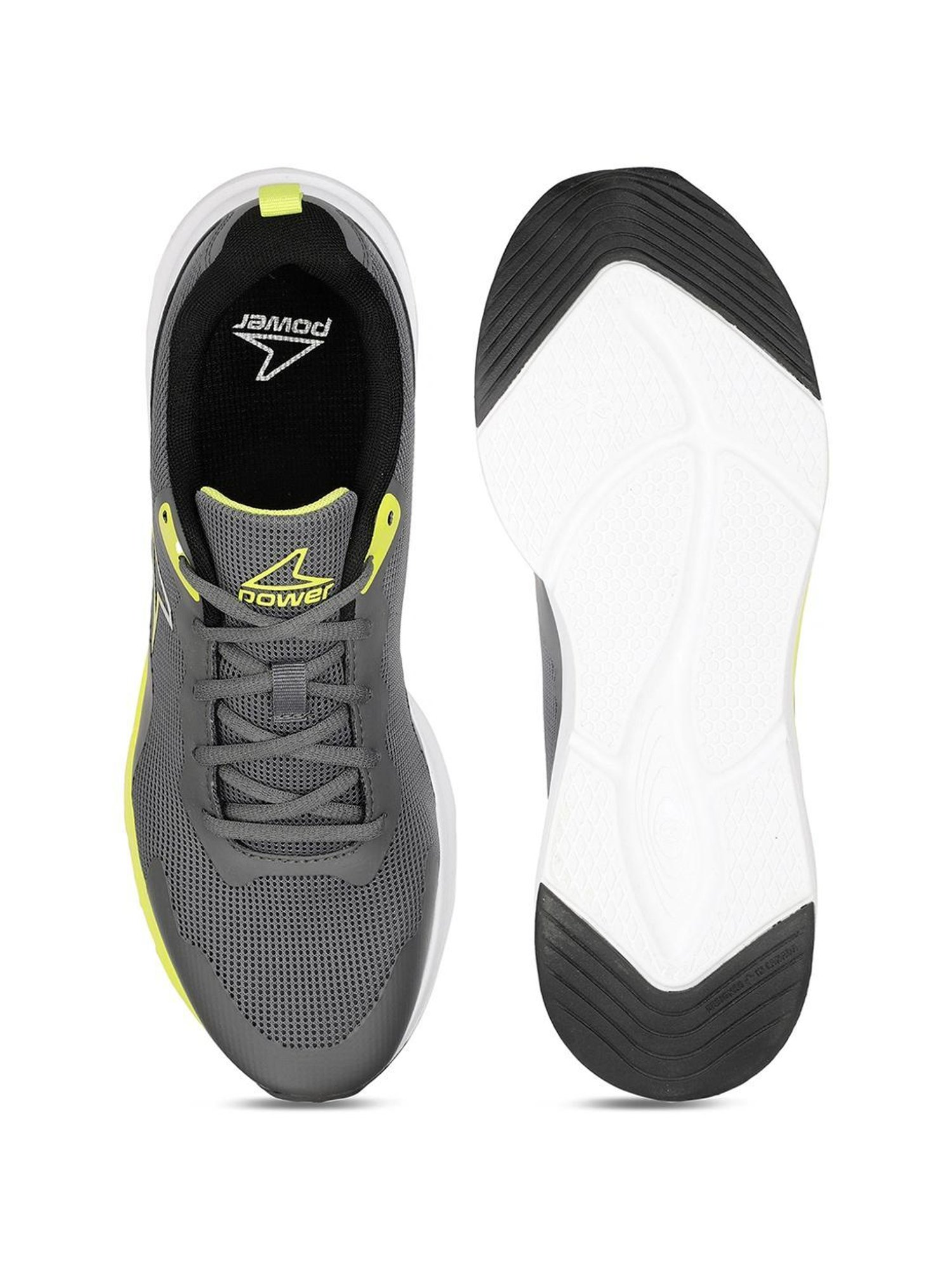 Power by Bata Men's RAIDER XTRA Grey Running Shoes