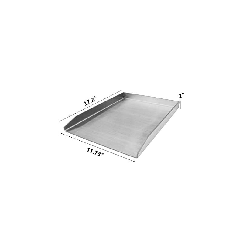 Stainless Steel Griddle Pan for Weber Spirit Grill Models - Gas Grill Griddle for Spirit 300 series, Spirit 700, Genesis Silver B/C, Genesis Gold B/C, Genesis Platinum B/C (2005 model Year)
