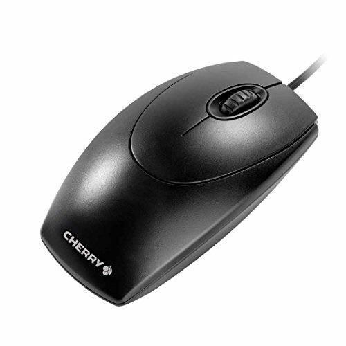 Cherry M-5450 Optical Mouse with USB Interface and Scroll Wheel, 2-1/2" Width, Black
