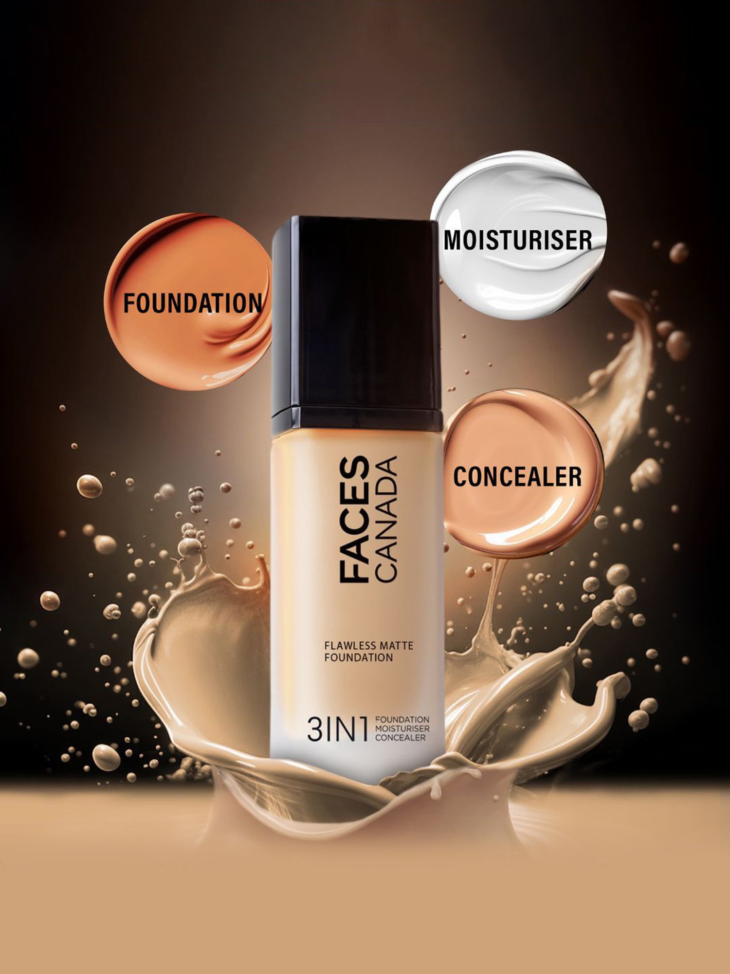 FACES CANADA Flawless Matte Foundation Warm Natural - 30 ml