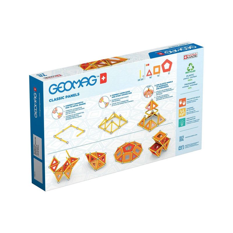 Geomag GREEN LINE Panels Magnetic Building Set 78pc