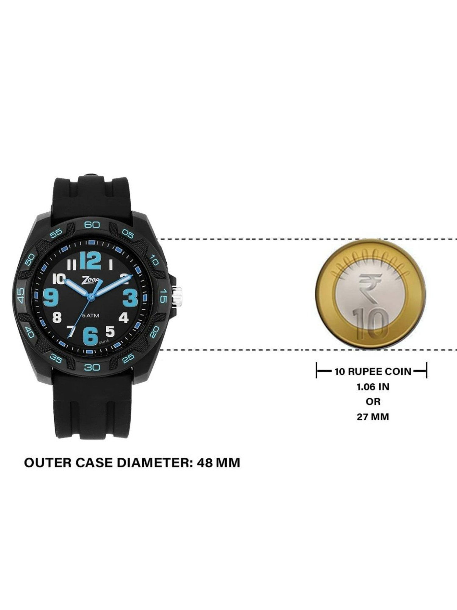 Zoop NR16016PP02 Glow Analog Watch for Boys