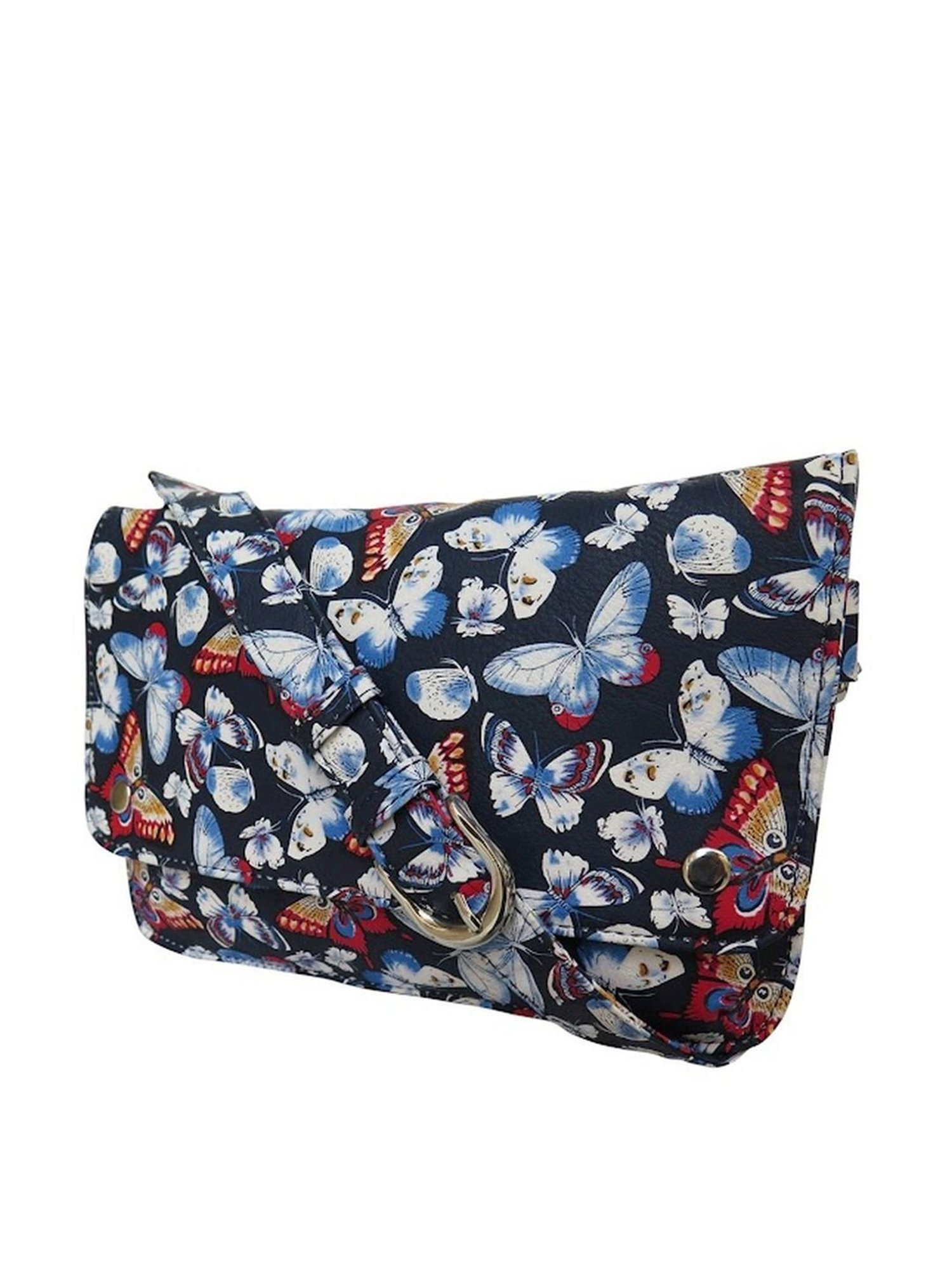 Spice Art Blue Printed Waist Pouch