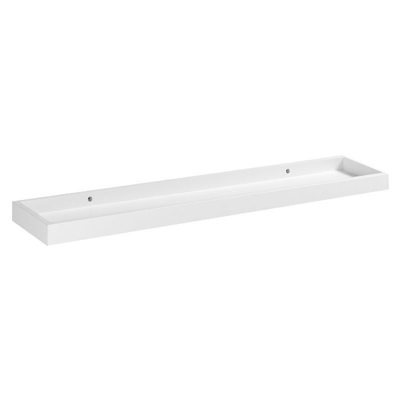 Decorative Wall Shelf - Simple White
