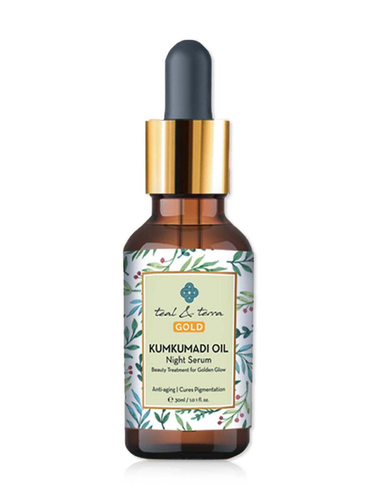 Teal & Terra Anti-Ageing Kumkumadi Oil Night Serum - 30 ml