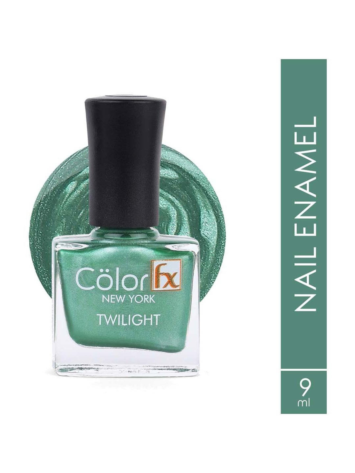 Color Fx Mettalic Matt, Nail Enamel, Matt Green - 9 ml
