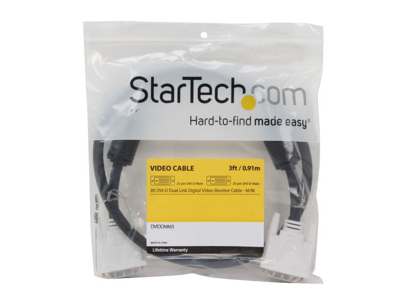 DAT 7321D Black Male to Male One DVI-D to DVI-D Single Link Cable