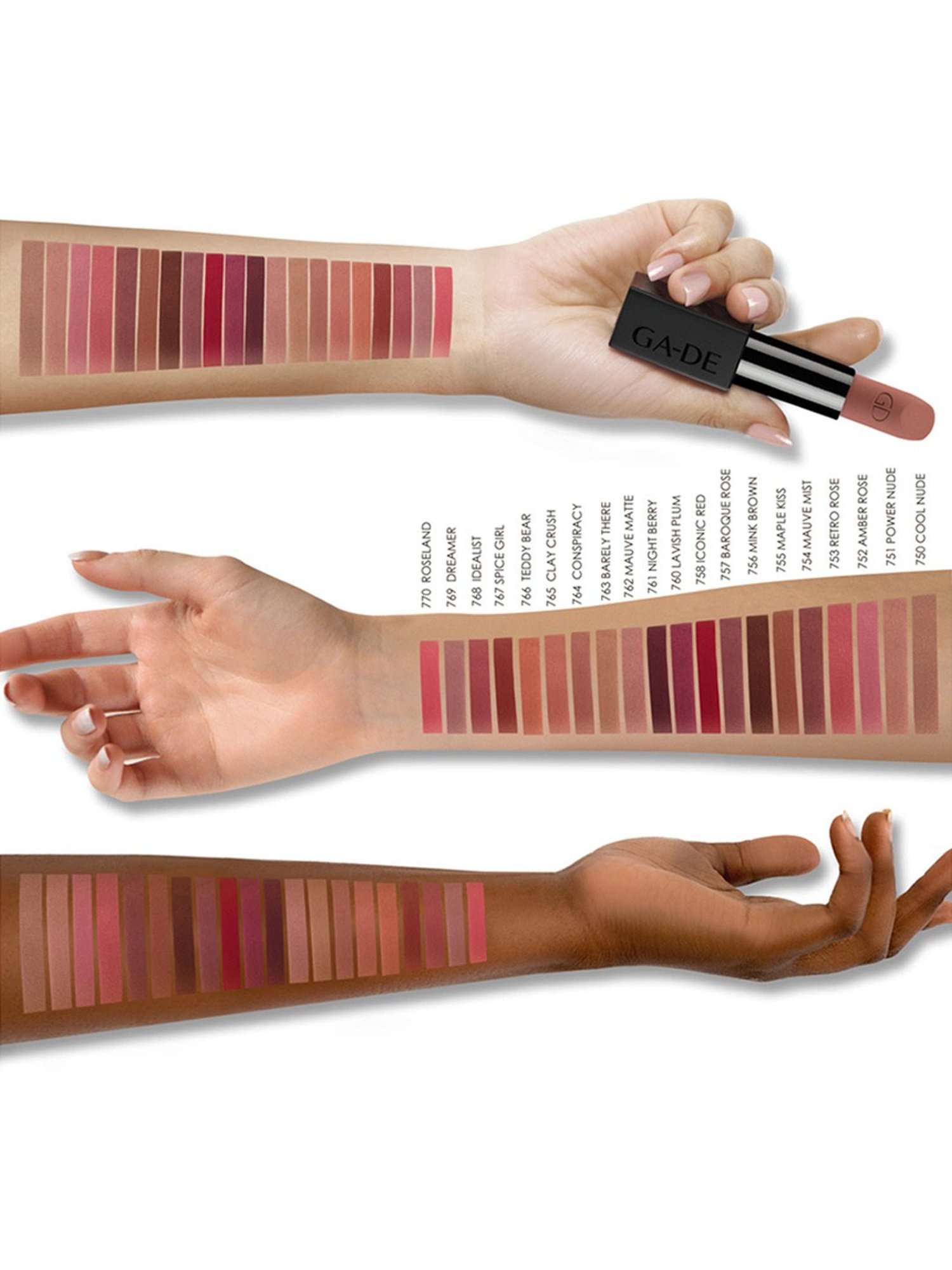 GA-DE Selfie Full Cover Lipstick 862 Paris - 4.2 gm