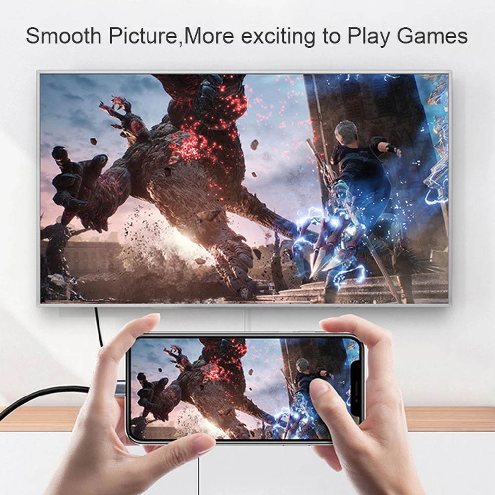 USB C to DisplayPort Version 1.4 Cable 4K@60Hz USB 3.1 Type C Thunderbolt 3 to DP Cable for MacBook Samsung Galaxy Huawei