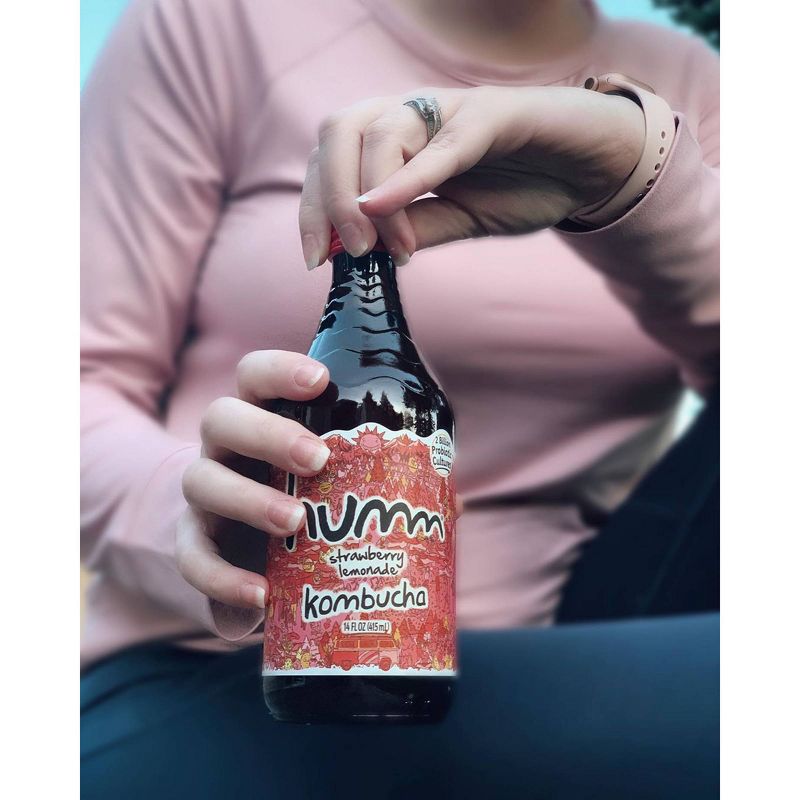 Humm Strawberry Lemonade Kombucha 14oz