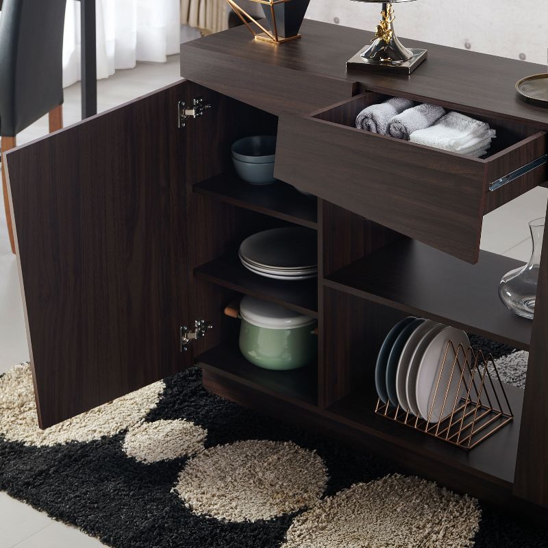 Karly Wine Cabinet Red Brown - miBasics