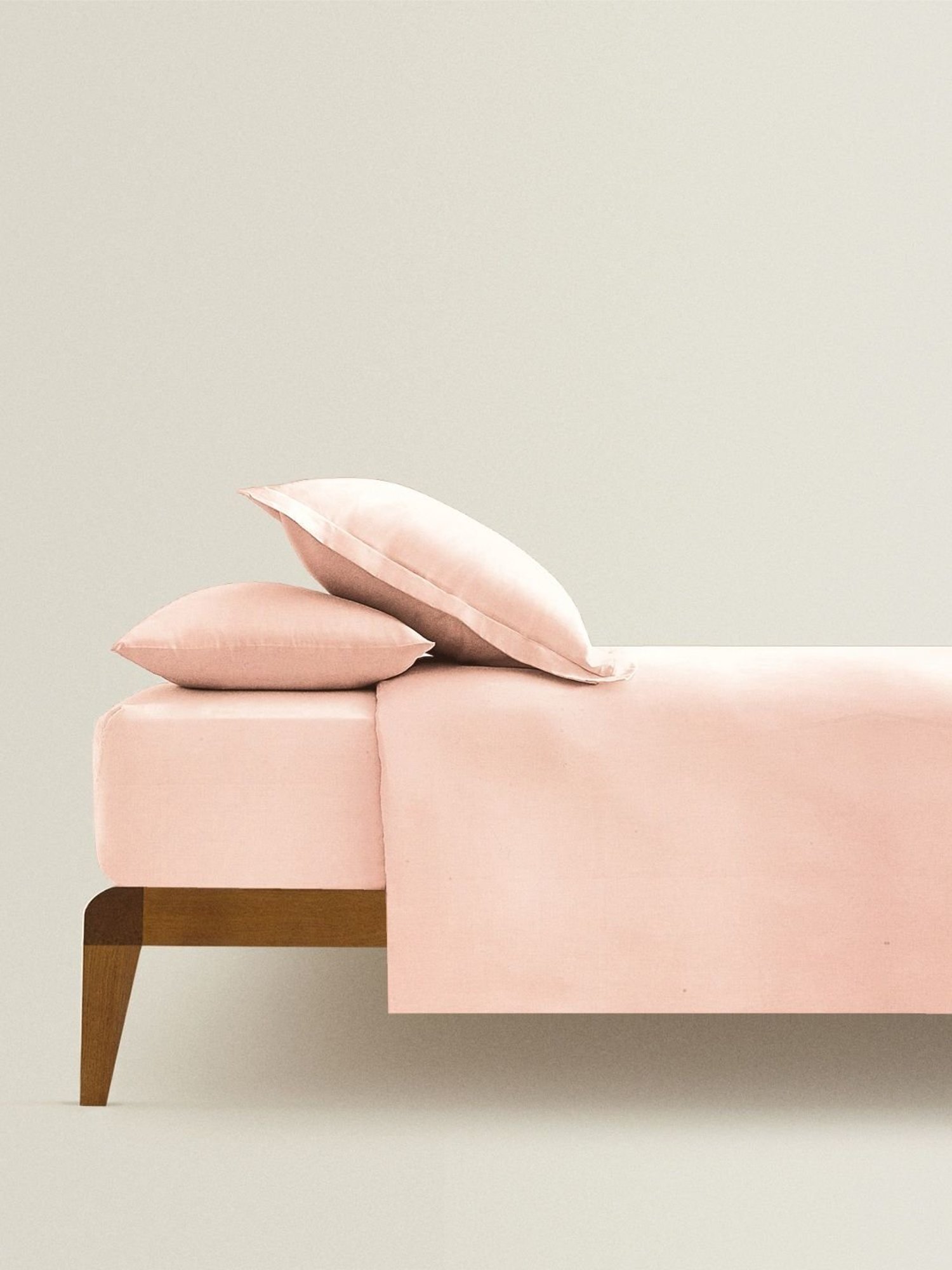 The Baby Atelier Neutral Pink Fitted Bed Sheet