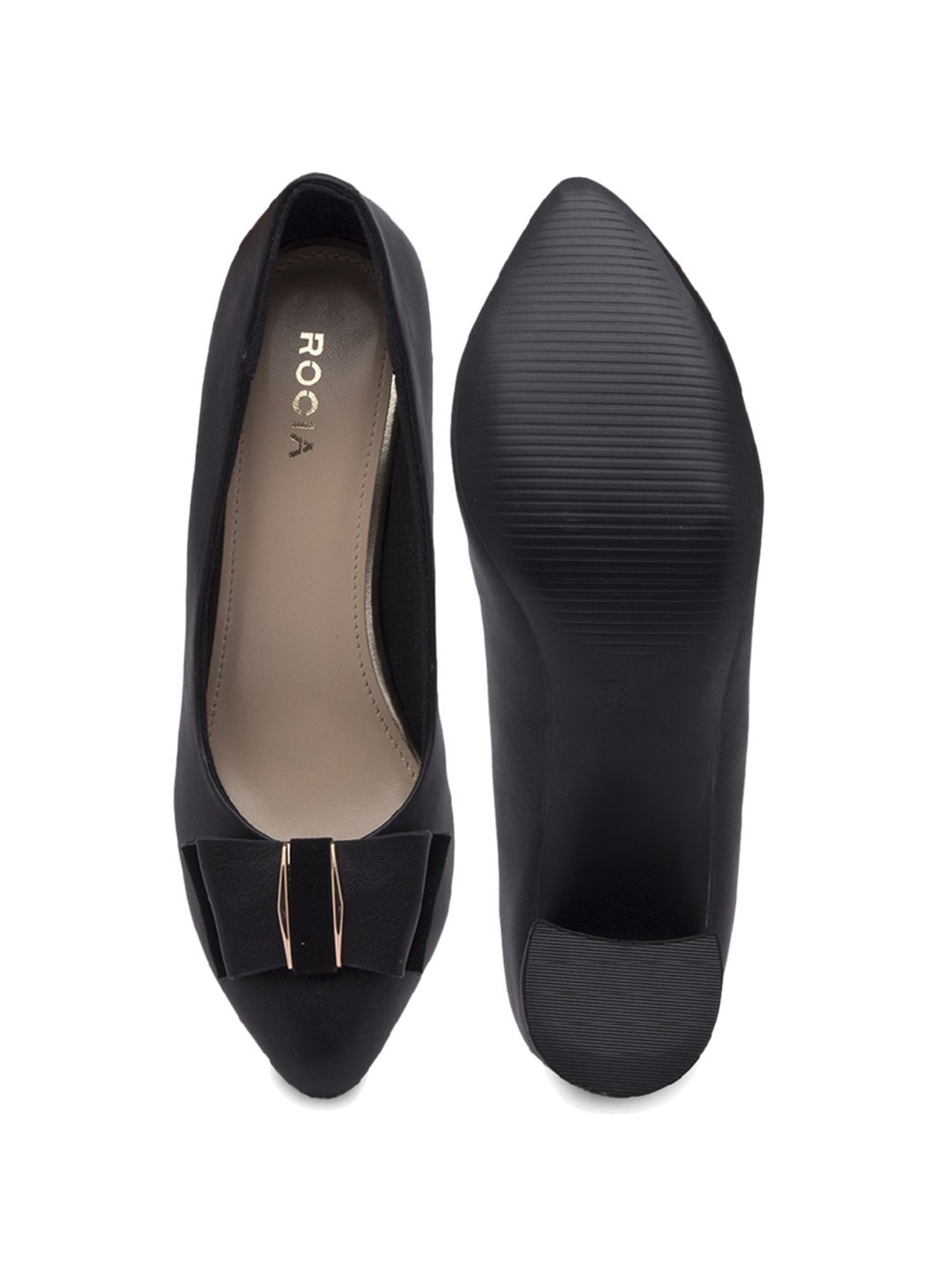 Rocia by Regal Women's Black Formal Pumps