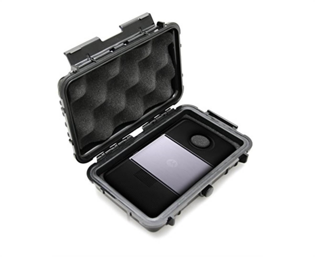 CASEMATIX Waterproof Moto Z Mod Case For Motorola Mod Hasselbad True Motion Camera , JBL SoundBoost Speaker , Insta-Share Projector , Smart Speaker With Amazon Alexa , Polaroid Insta-Share printer