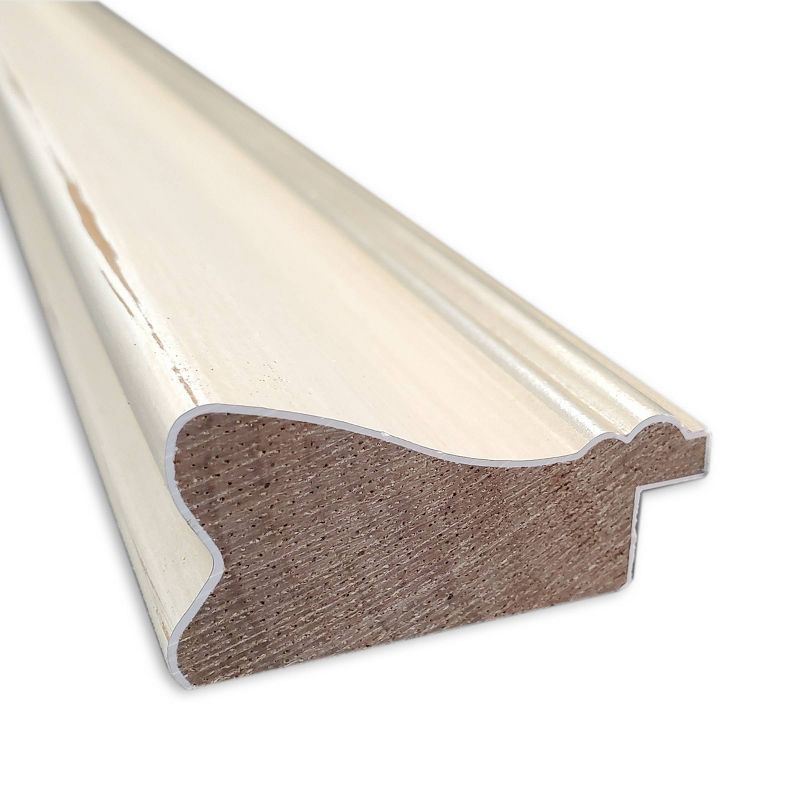 15"x51" White Full Length Over The Door Mirror White - Patton Wall Decor