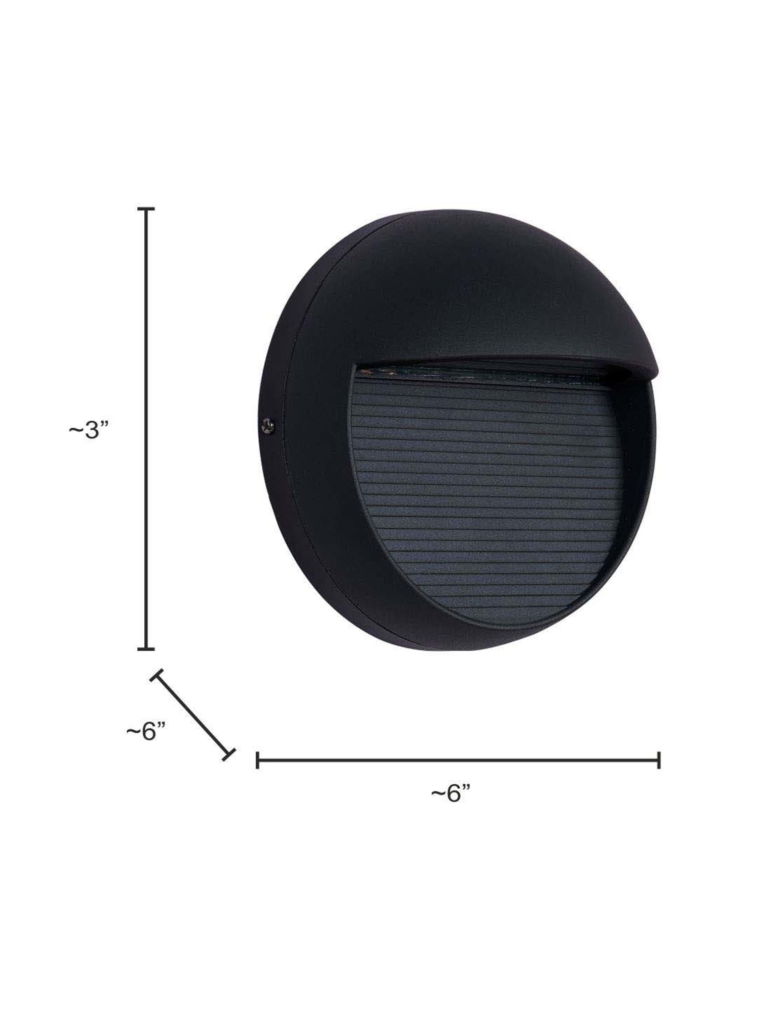 Fos Lighting Warm White & Weatherproof Die-Cast Aluminium Bulkhead Light