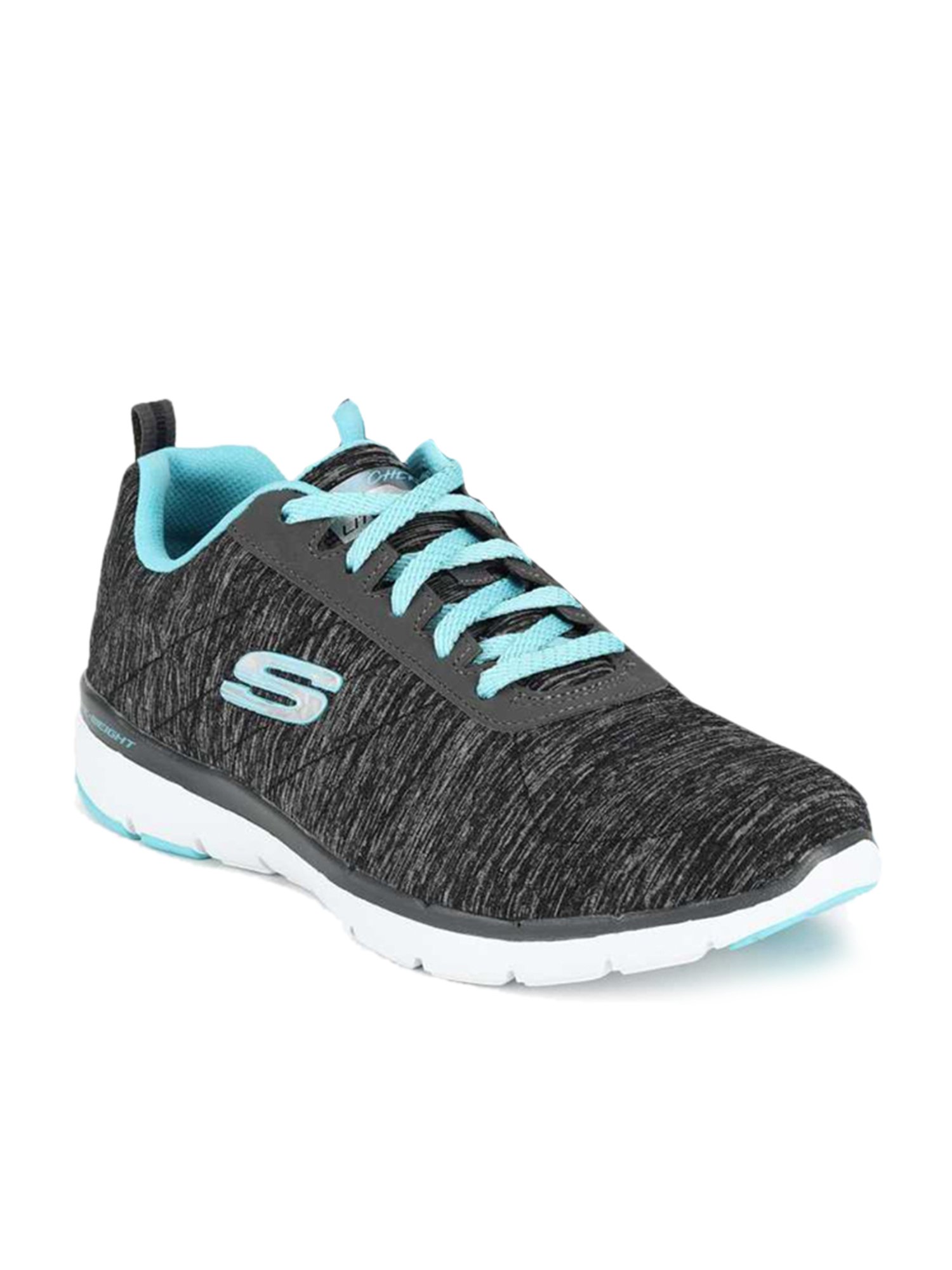 Skechers Women's Flex Appeal 3.0-Insiders Black Running Shoes