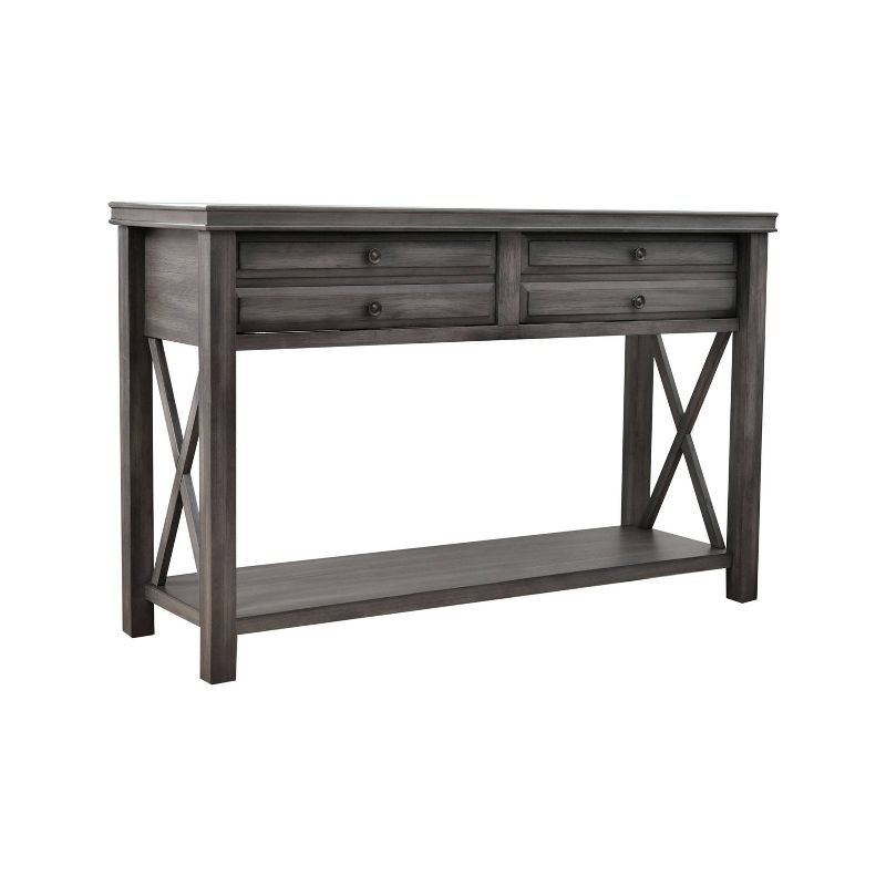 Felicity Wood Console Table Gray - Abbyson Living