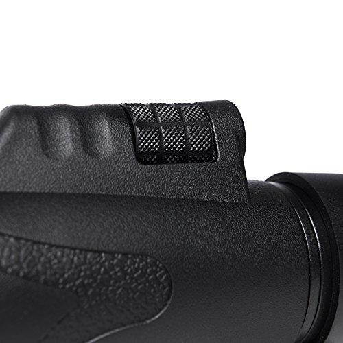 Grip Scope High Definition WIDE VIEW Compact Monocular Waterproof Dust & Shock Proof With Retractable Eyecup & BAK4 Prism Full FMC Multi Coated Optical Full Glass Lens Free Cleaning Cloth &Strap