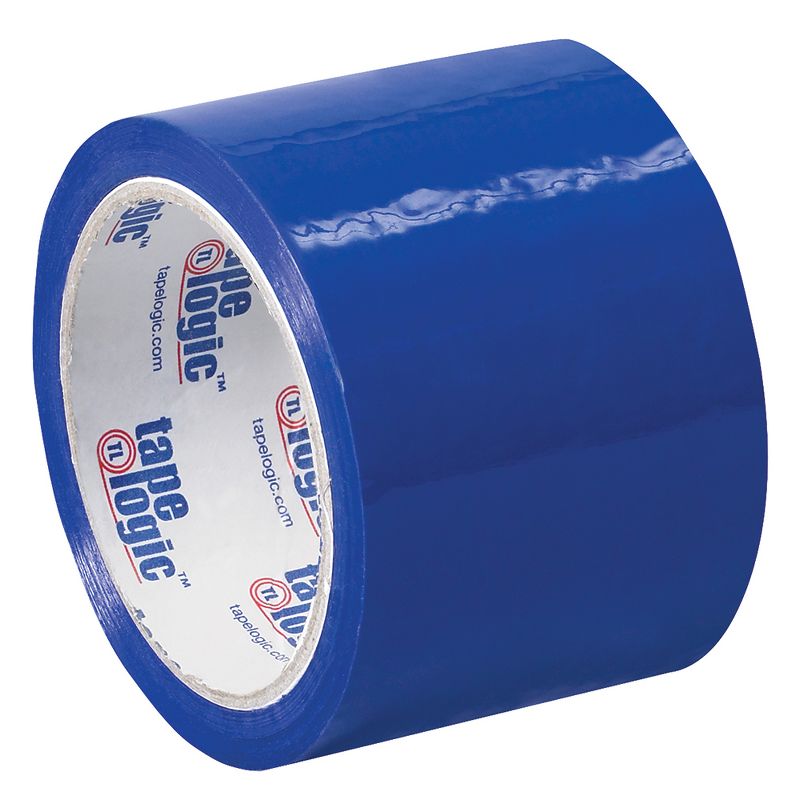 Tape Logic Carton Sealing Tape 2.2 Mil 3" x 55 yds. Blue 24/Case T90522B
