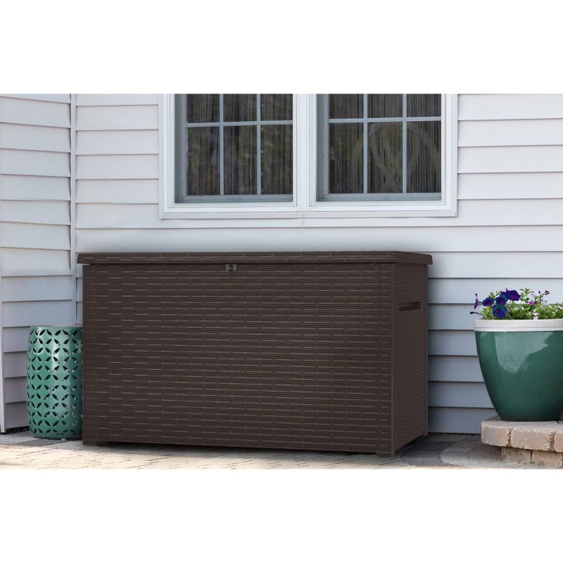 230Gal Java Outdoor Resin Storage Deck Box Brown - Keter