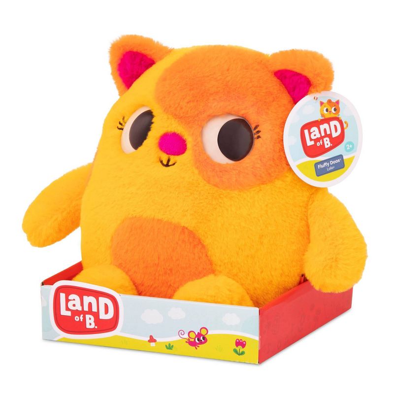 Land of B. Plush Cat Fluffy Doos - Lolo