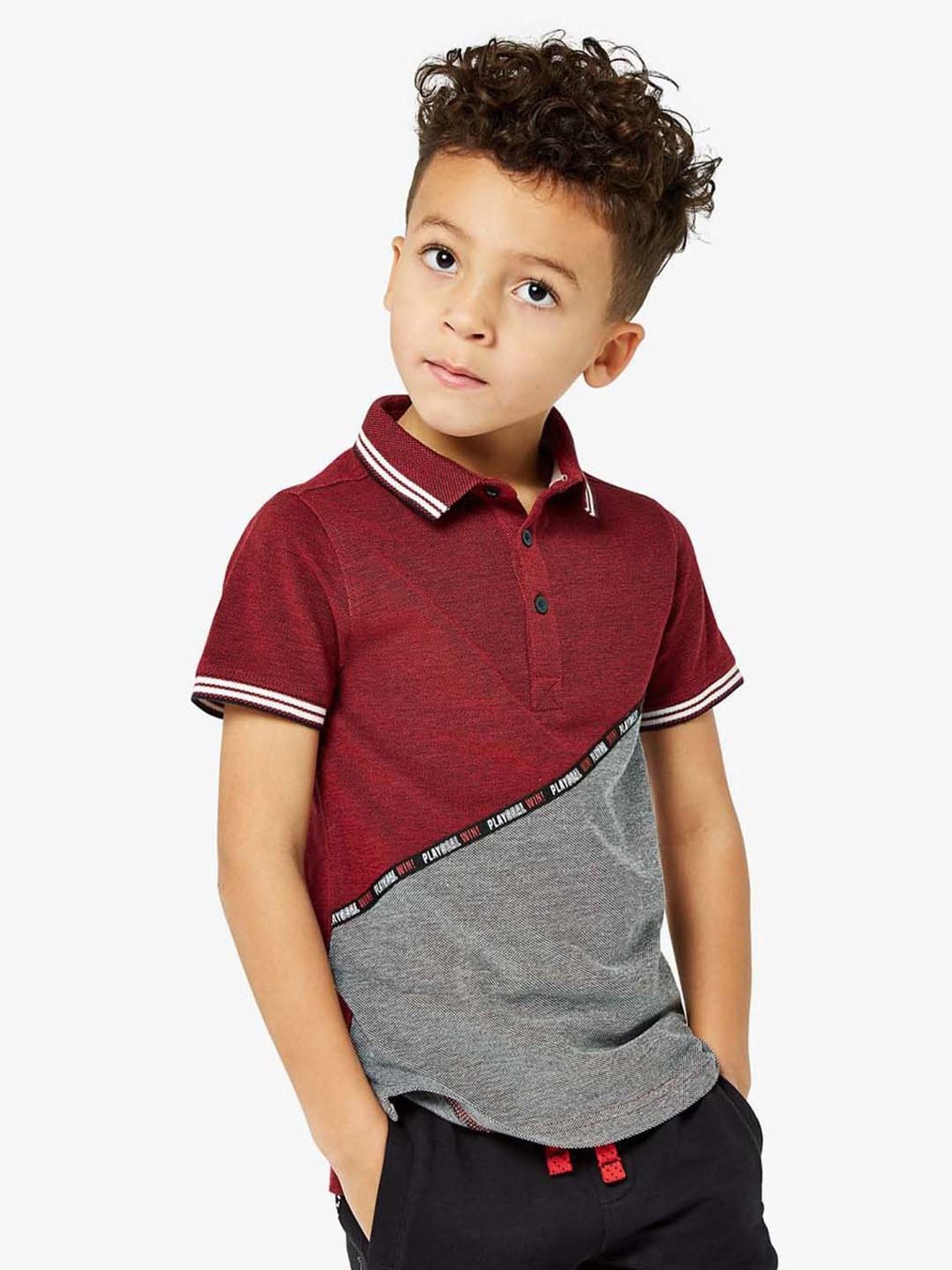 Allen Solly Junior Yellow Logo Print Polo T-Shirt