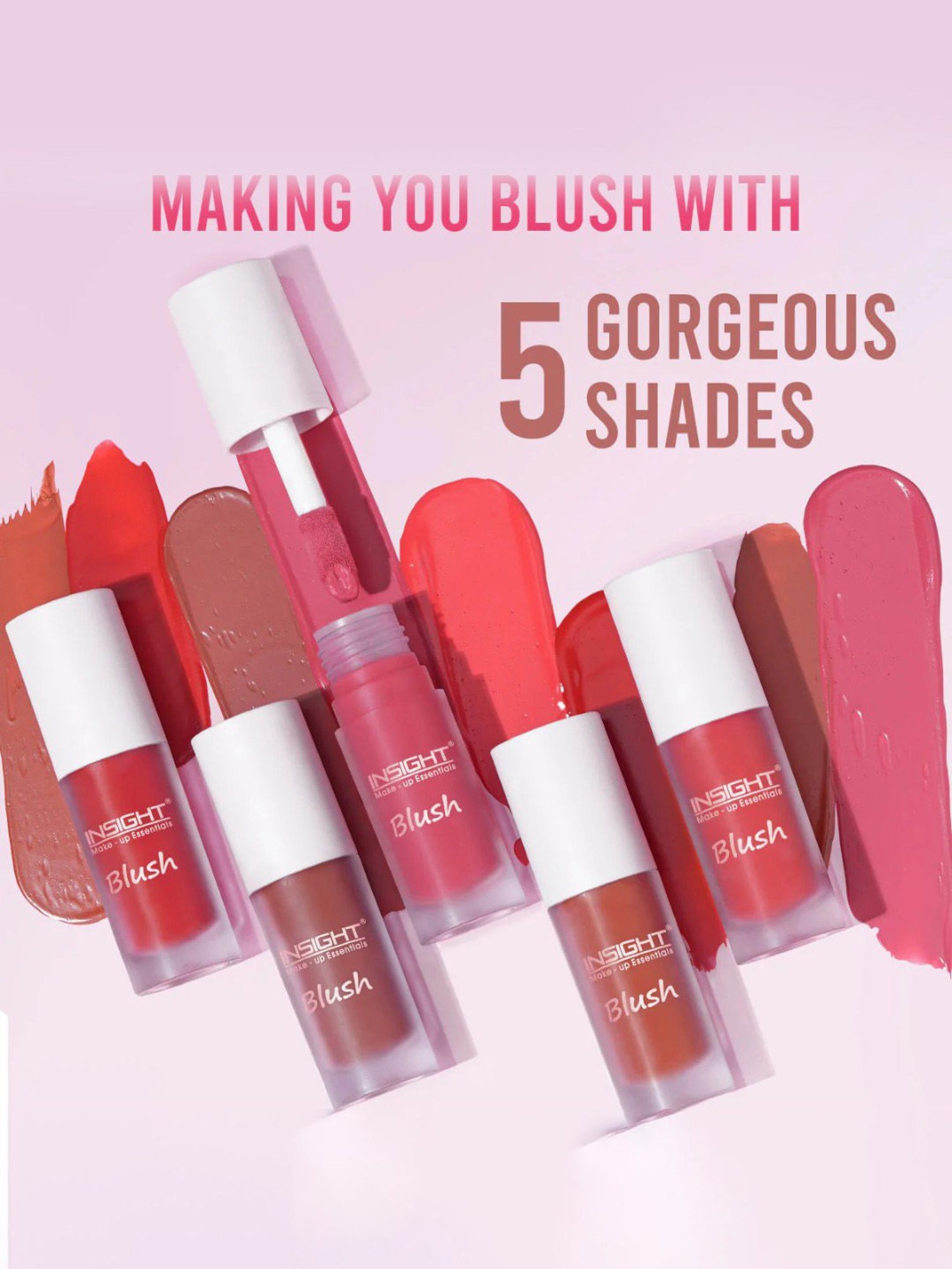 Insight Cosmetics Liquid Blush 05 Venice Rose - 7 gm