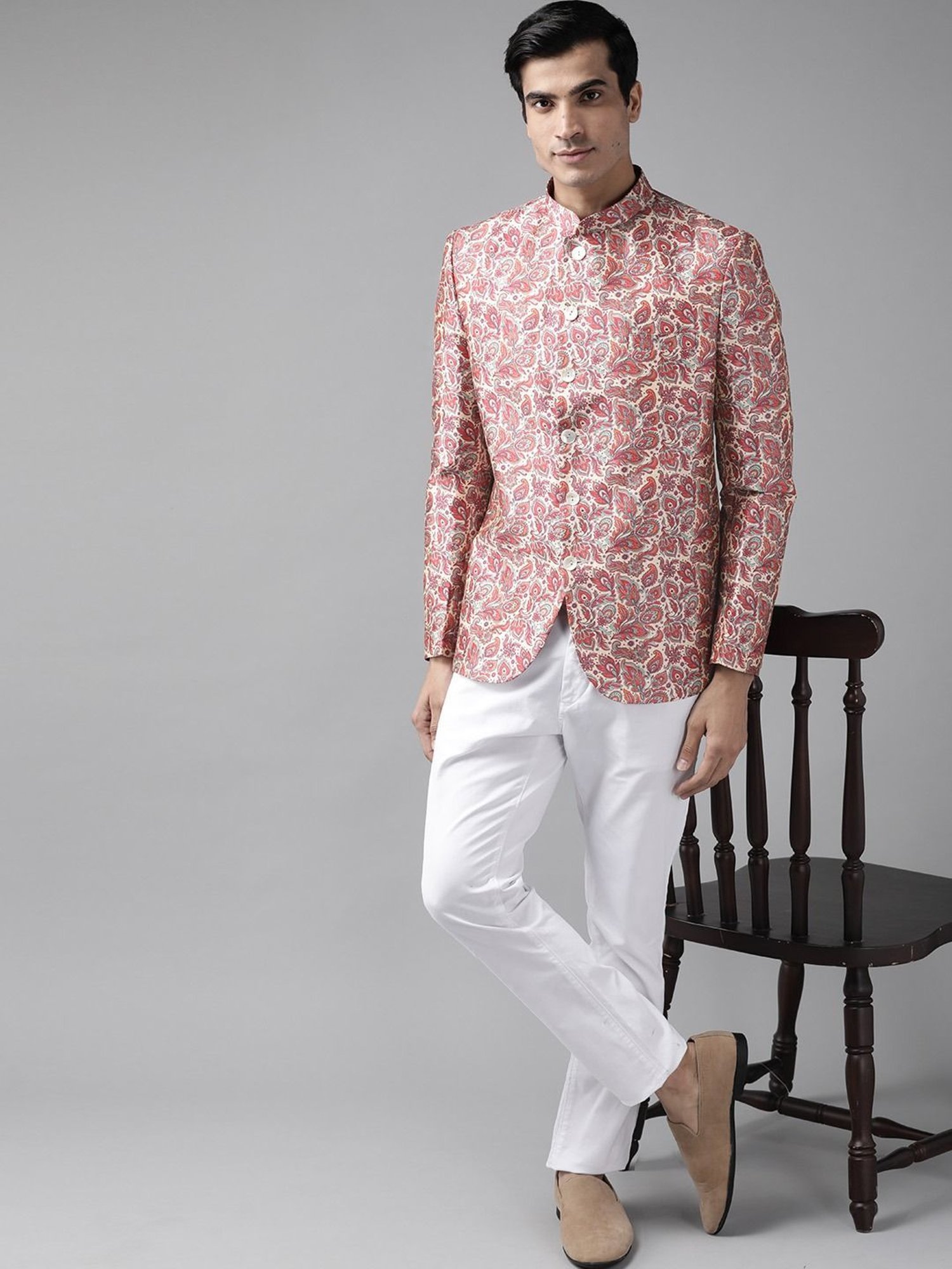 Vastramay Multi Straight Fit Printed Blazers