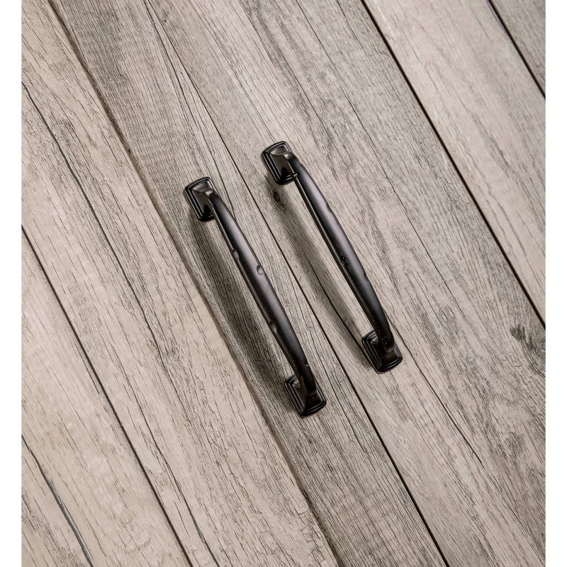 54" Sliding Doors TV Stand For TVs up to 60" with Electric Fireplace Antique Gray Oak - Home Essentials