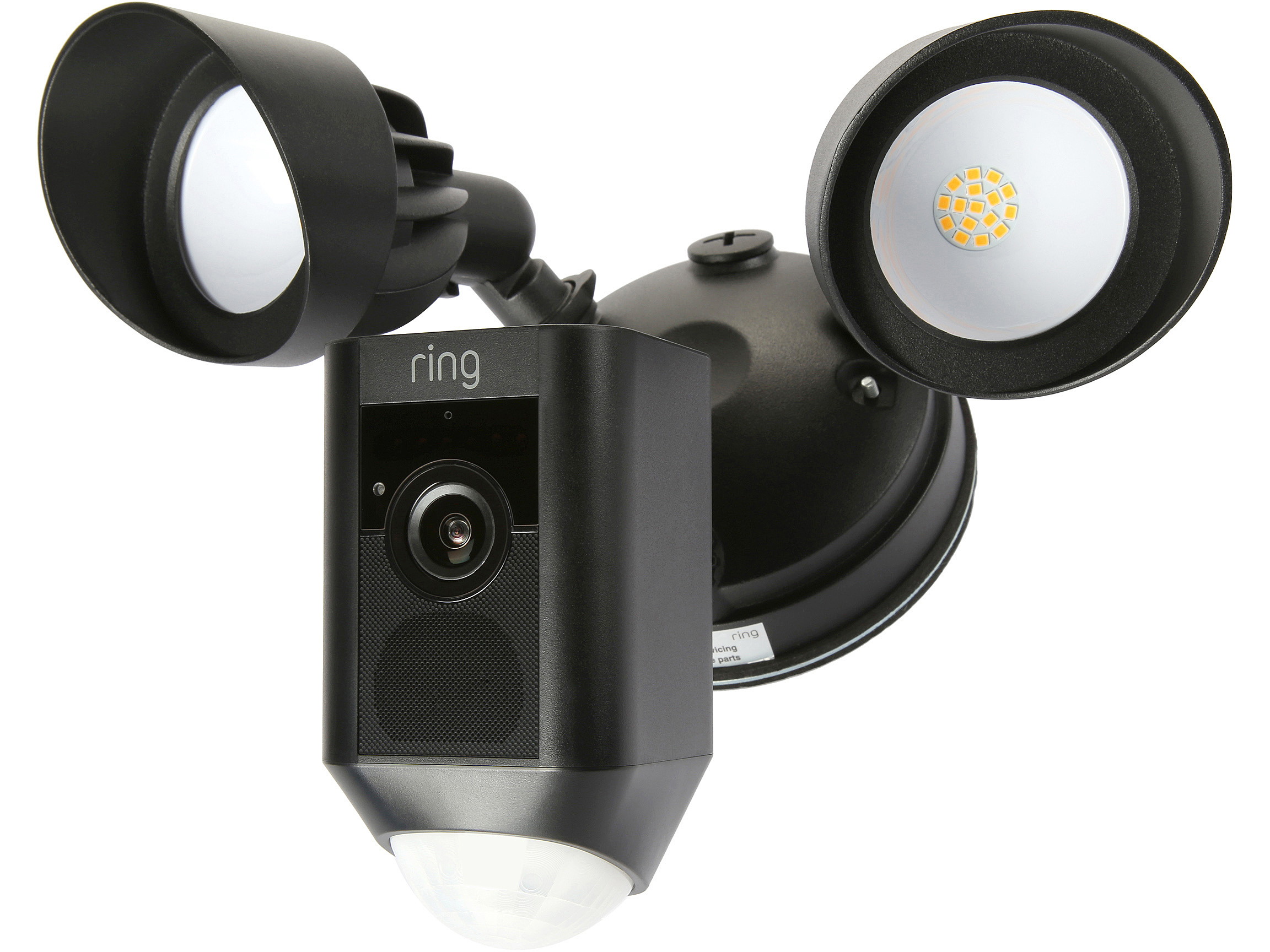 Ring Floodlight Cam, Motion-Activated HD Security Camera with built-in Floodlights, a Siren Alarm and Two-Way Talk (Black)