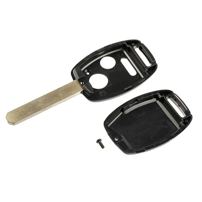 Fob less Entry Remote Shell Case amp Pad fits Honda 20102011 Accord Crosstour 20062011 Civic 20072013 CRV 20112015 CRZ 20092013 Fit 20112014 Odyssey