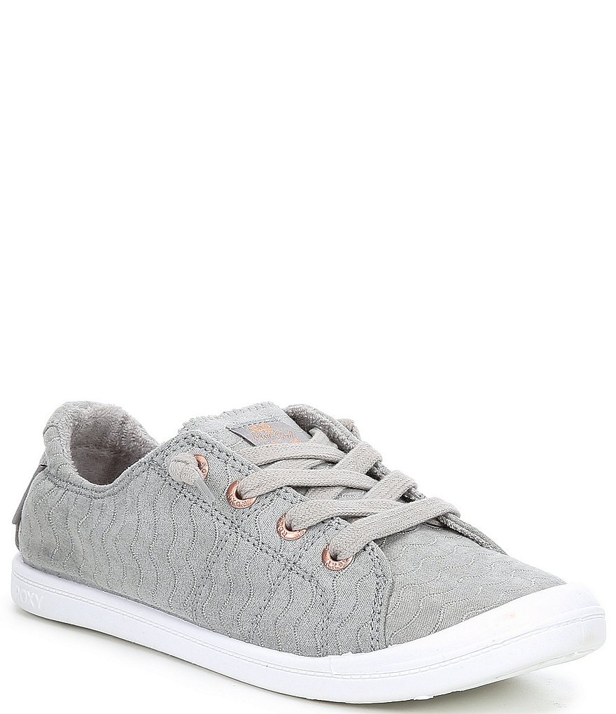 Roxy Bayshore III Stripe Canvas Slip-On Sneakers