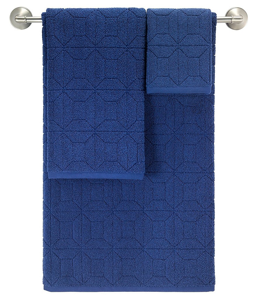 Jonathan Adler Sorrento Sculpted Turkish Cotton Bath Towels