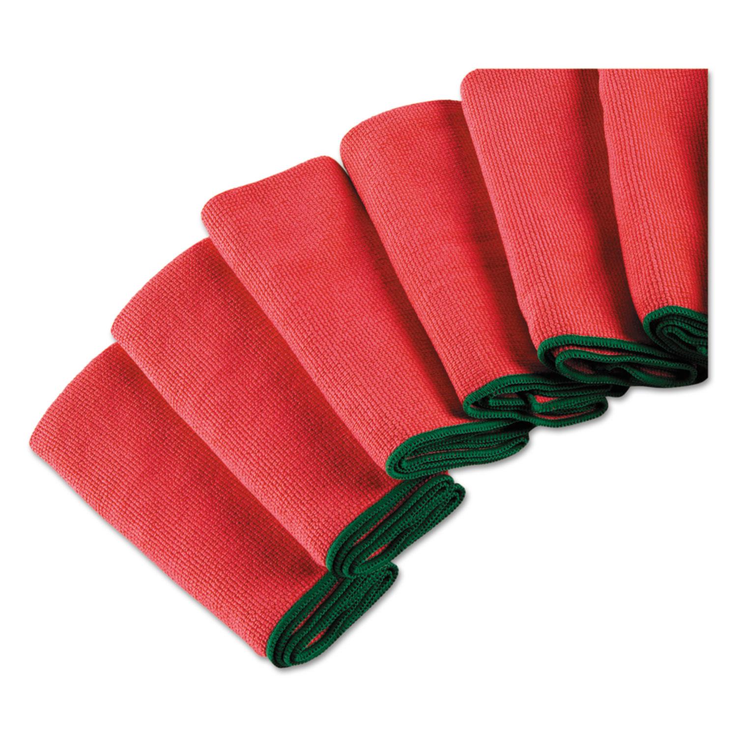WypAll Microfiber Cloths Reusable 15 3/4 x 15 3/4 Red 6/PK 4 PK/CT 83980