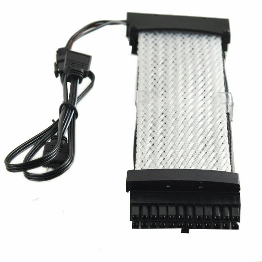 Extension Cable Power Supply Accessory Addressable RGB Light PC Case Sync 24 Pin
