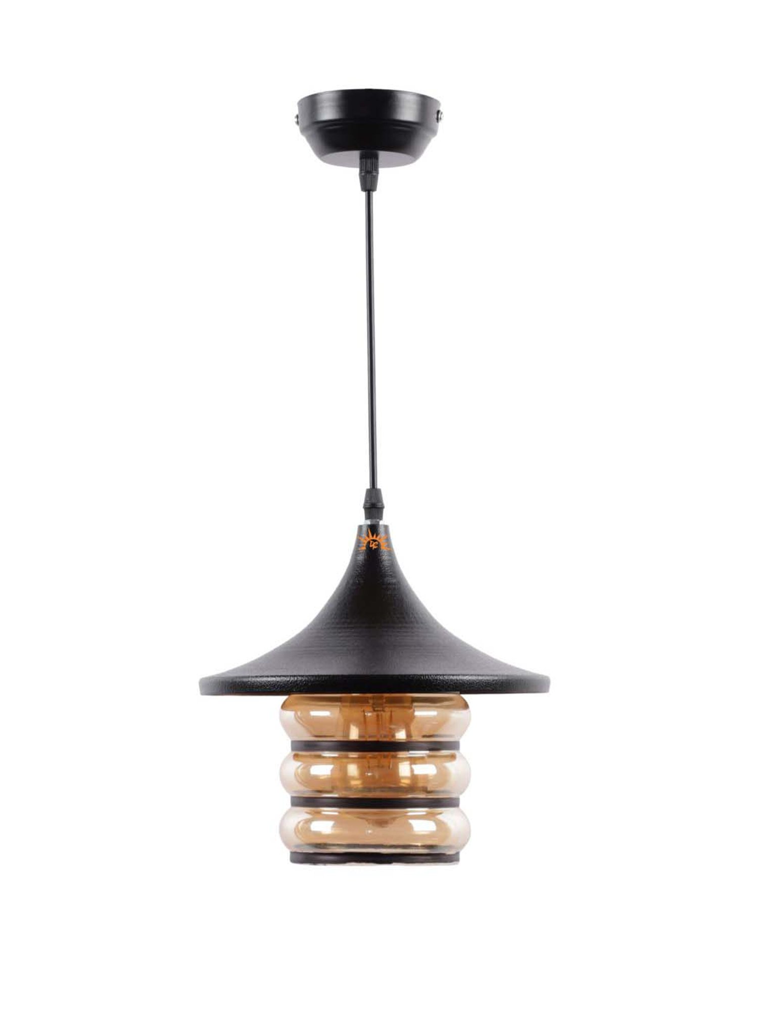 DecorativeRay Black Hanging Light - Set of 1