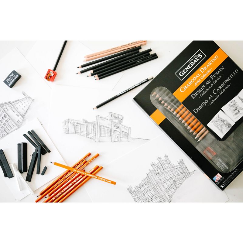 General Pencil Charcoal Drawing Set