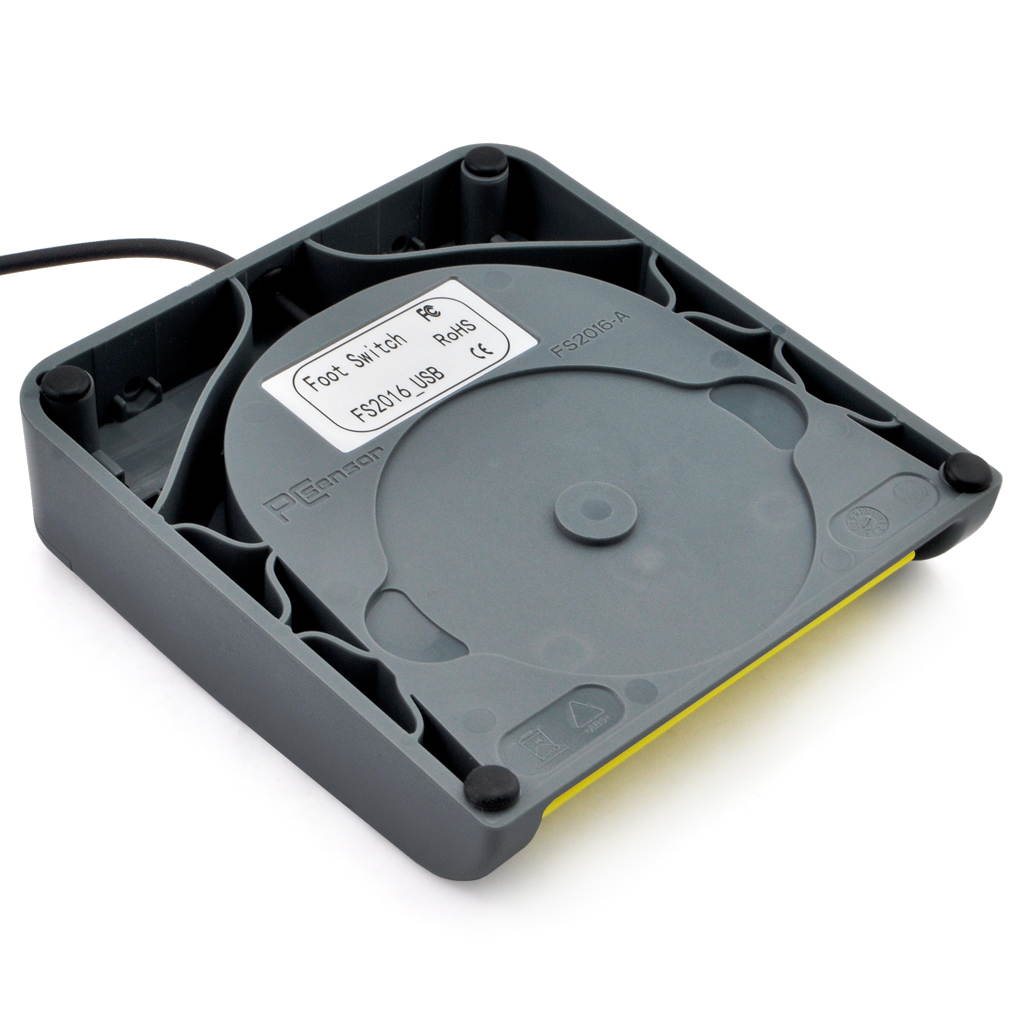 iKKEGOL USB Double 2 Foot Switch Control Pedal Video Game Customized PC keyboard Multimedia key Free Drive HID